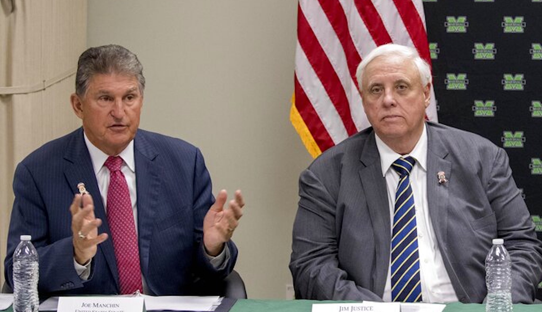 Melania Trump, Jim Justice, Joe Manchin