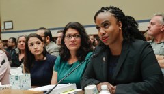 Ayanna Pressley and Rashida Tlaib support proposed legislation to defund local police and ICE