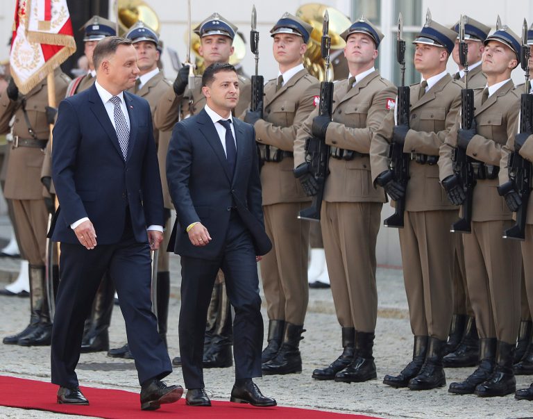 Zelensky arrives in Poland to meet with Andrzej Duda
