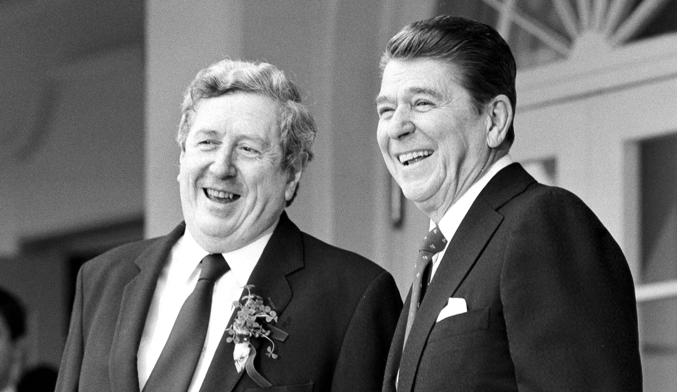 Ronald Reagan Garret FitzGerald