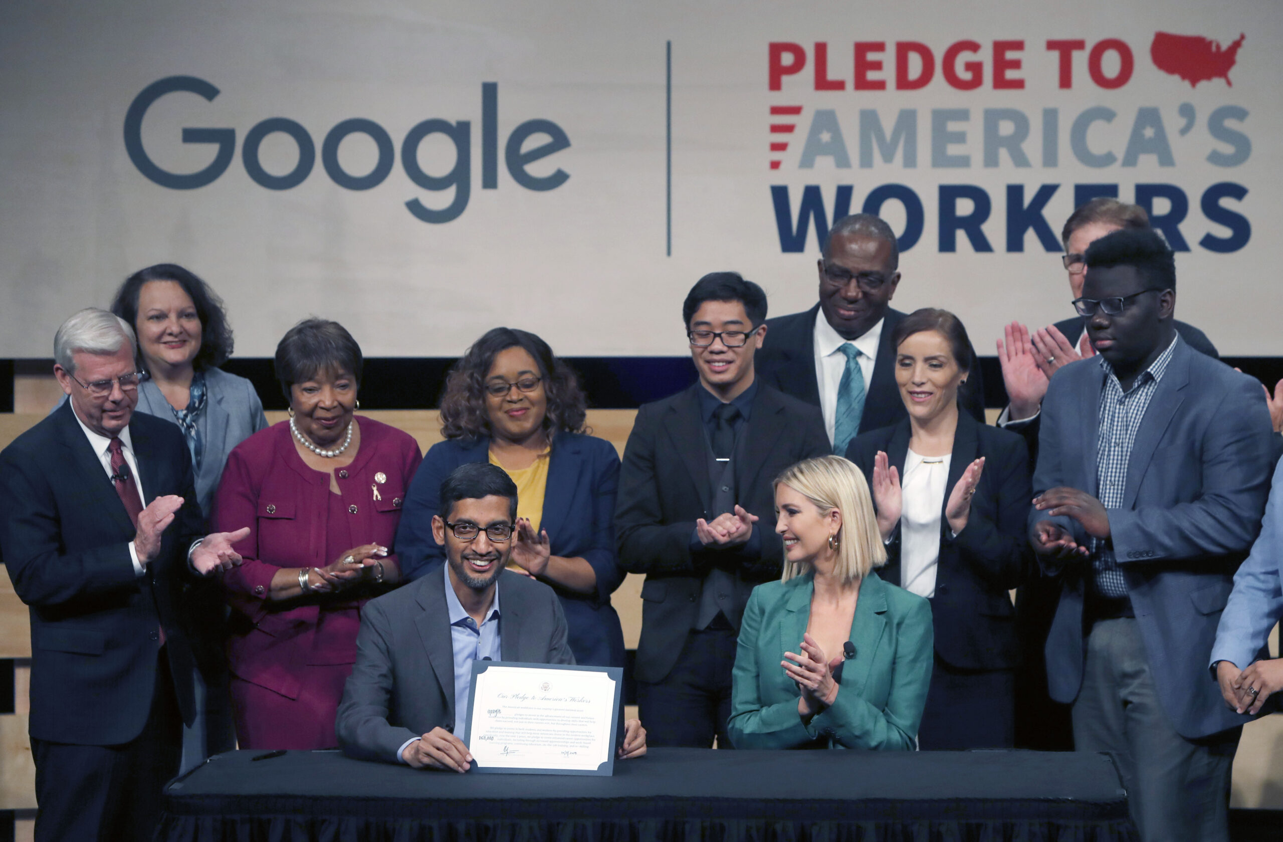 Ivanka Trump, Sundar Pichai