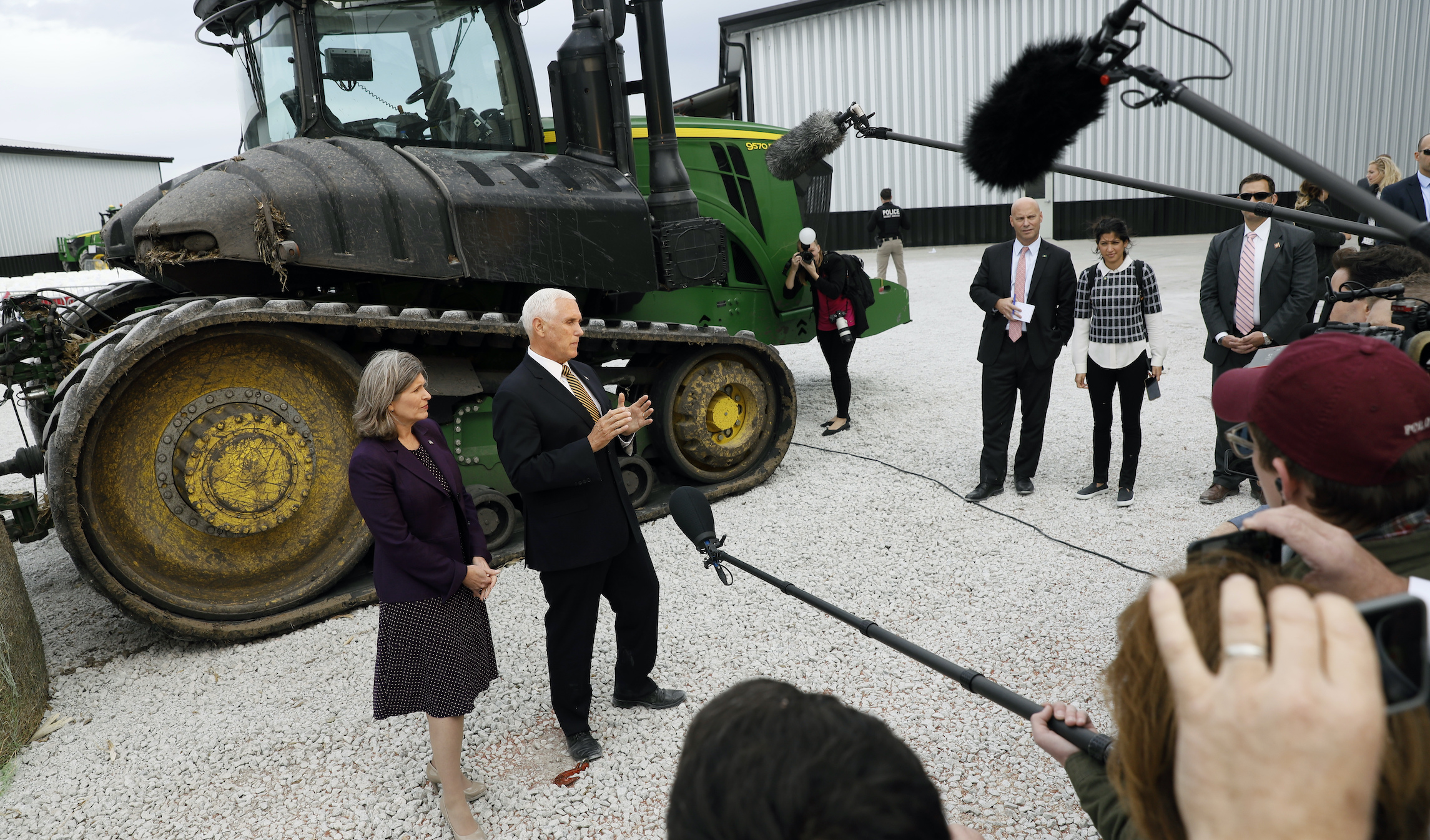 Pence stumps for embattled Senate Republicans who helped confirm Amy Coney Barrett