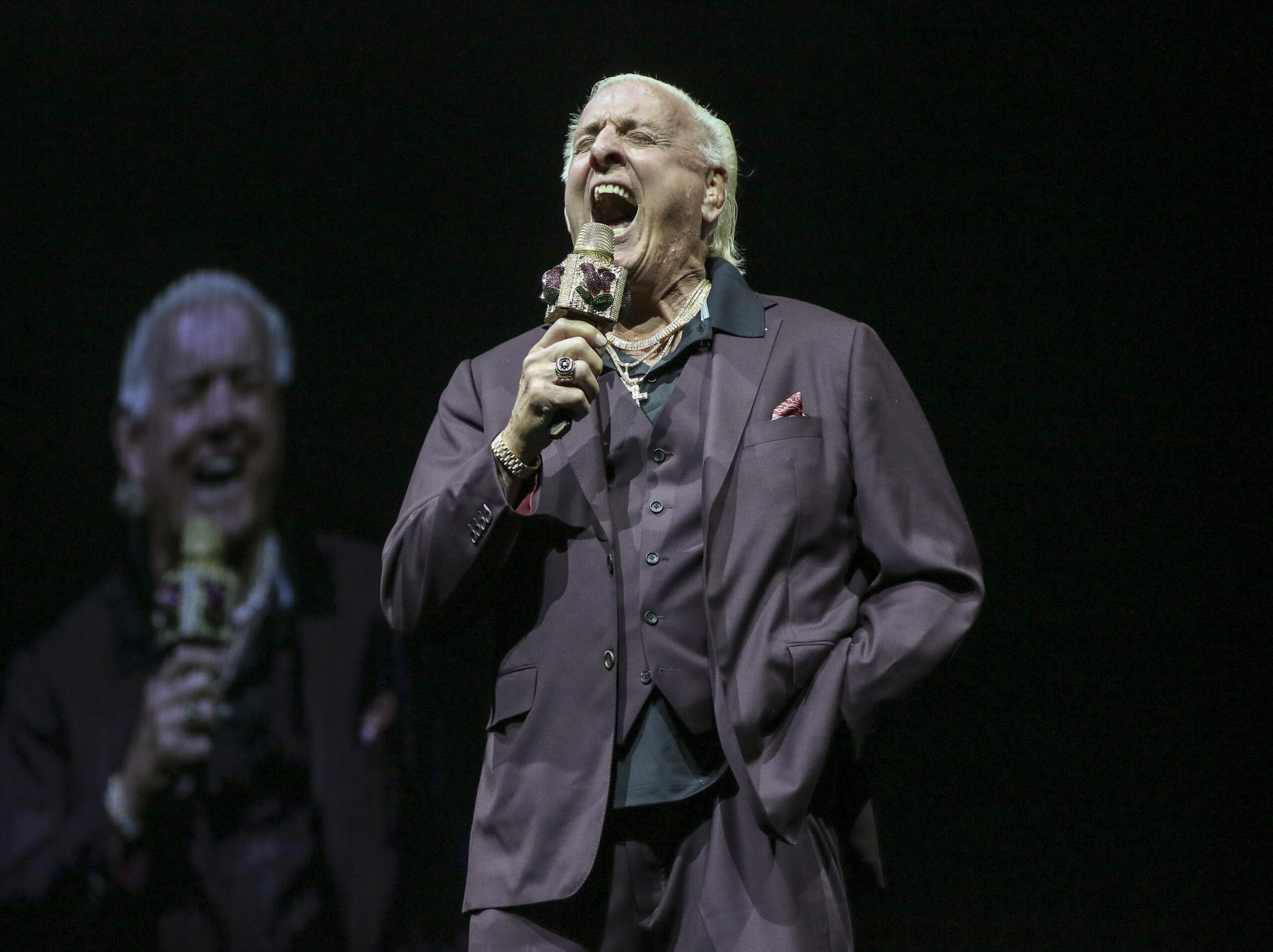 Ric Flair to enter the ring for one final match