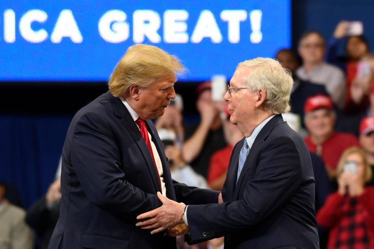 Mitch McConnell wins good wishes from Trump: ‘Be well’