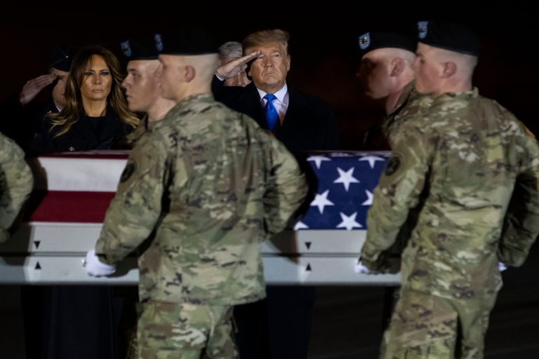 Trump recalls tale of greeting fallen troops at Dover in GOP convention speech