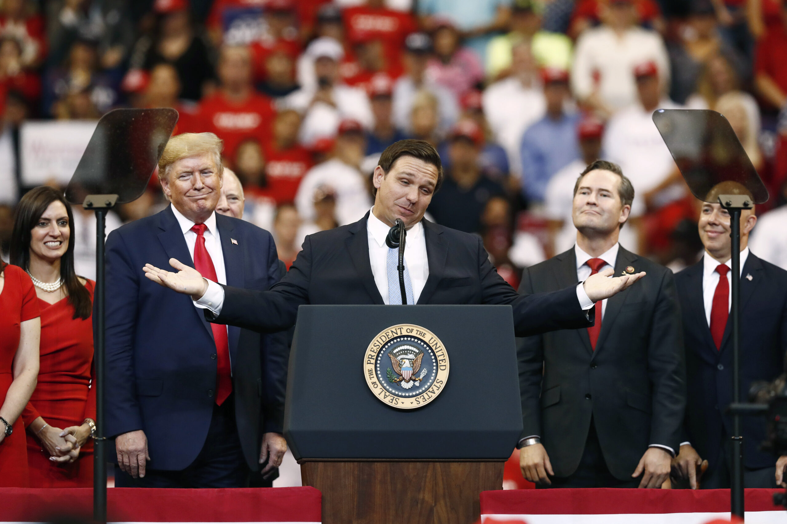 DeSantis seeks to wrestle border issue from Trump with second visit
