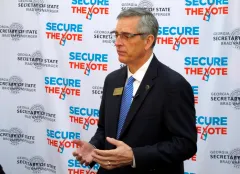 Georgia secretary of state claims top Republicans are pressuring him to toss legal ballots
