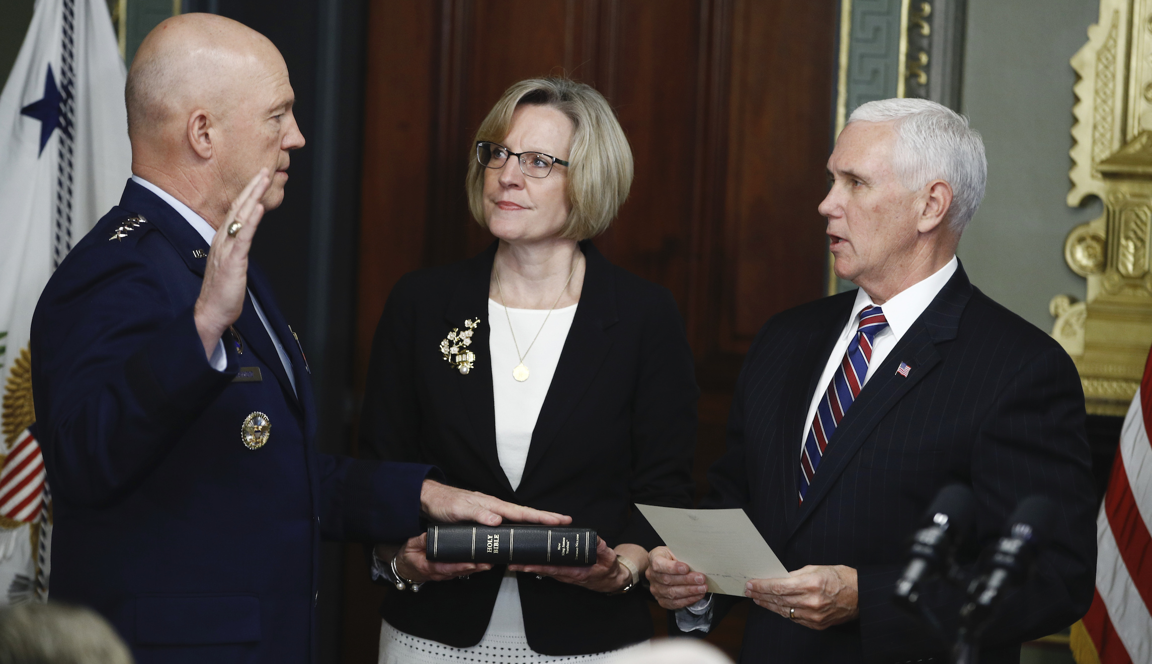 ‘Unadulterated Christian privilege’: Religious freedom group incensed after National Cathedral blesses Bible for Space Force oaths