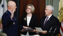 ‘Unadulterated Christian privilege’: Religious freedom group incensed after National Cathedral blesses Bible for Space Force oaths