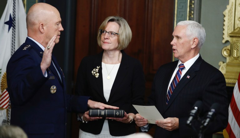 ‘Unadulterated Christian privilege’: Religious freedom group incensed after National Cathedral blesses Bible for Space Force oaths