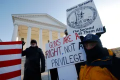 Gun groups blitz McAuliffe, warn of bans and registration