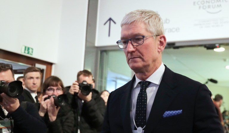 Tim Cook says Apple ‘OK’ with success of Chinese company blacklisted as national security threat