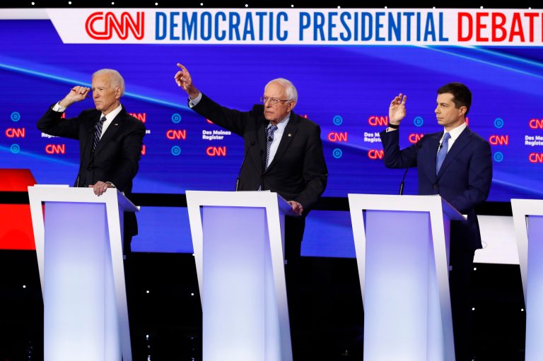 Sen. Bernie Sanders leads with younger voters followed by Joe Biden. Pete Buttigieg is a surprising last.