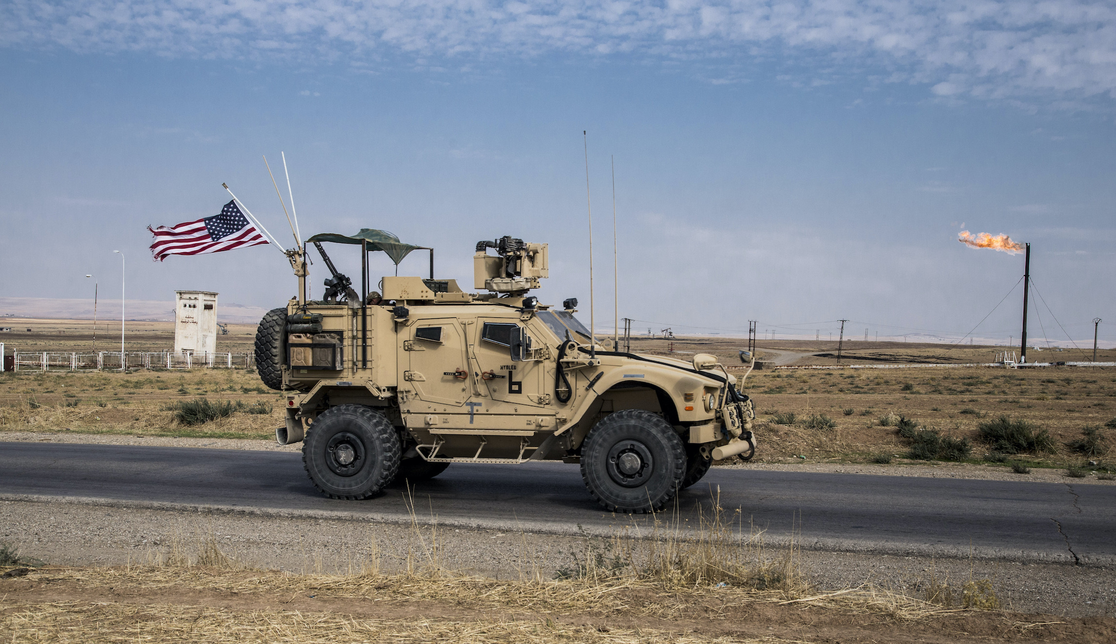 Forcing Russian vehicle off Syrian road, US military sends a strong message