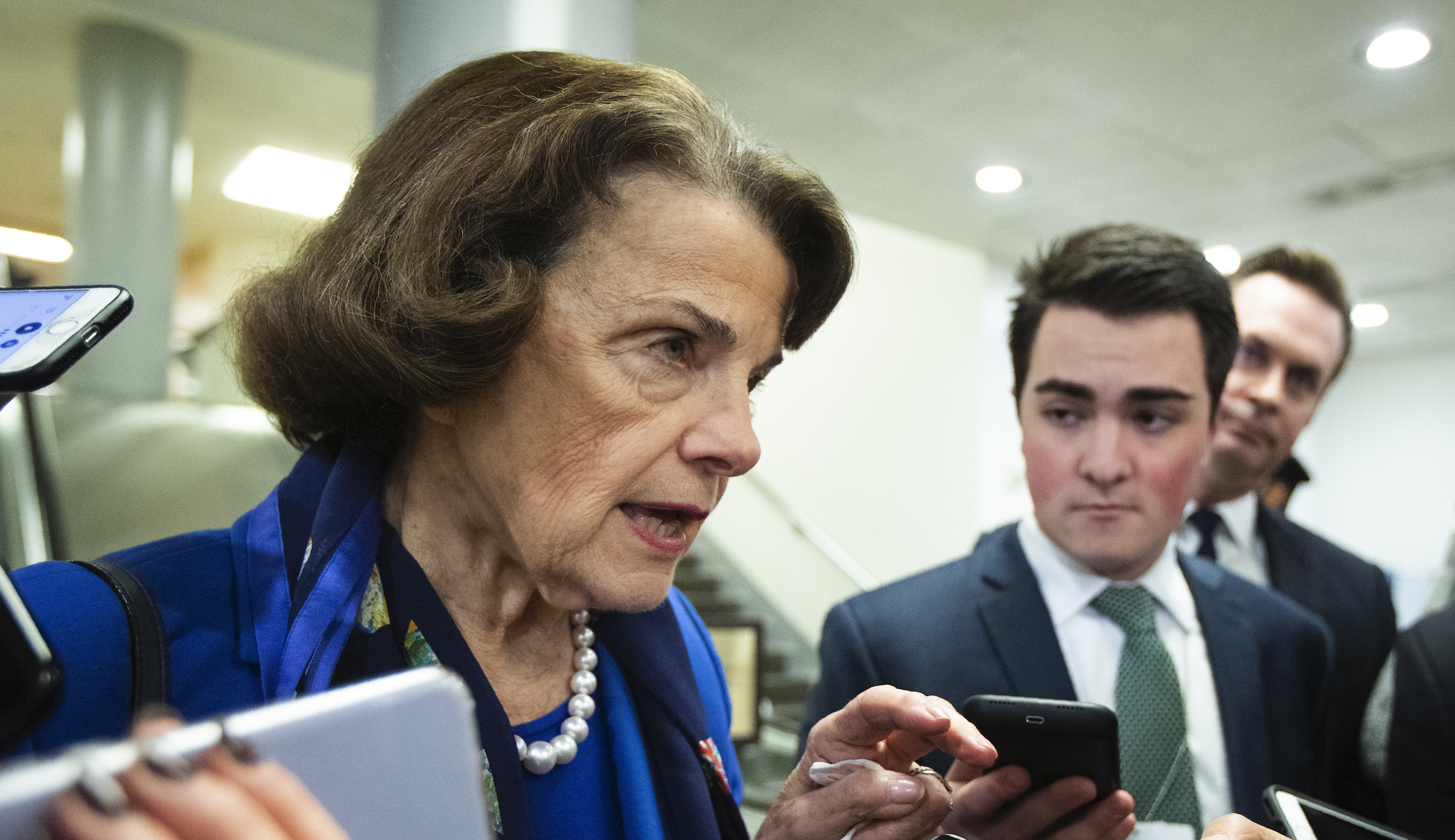 Dianne Feinstein backtracks after saying ‘the people should judge’ Trump