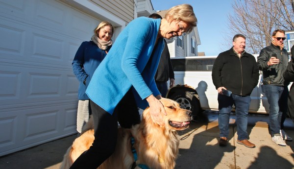 Elizabeth Warren and the GOP got in a tiff about her dog plotting voter fraud