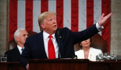 Trump honors wife and son of Army soldier killed by Soleimani