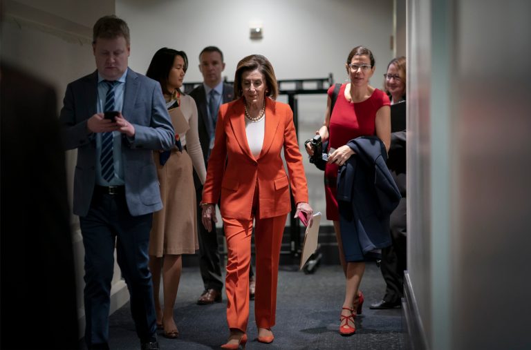 Speaker of the House Nancy Pelosi.