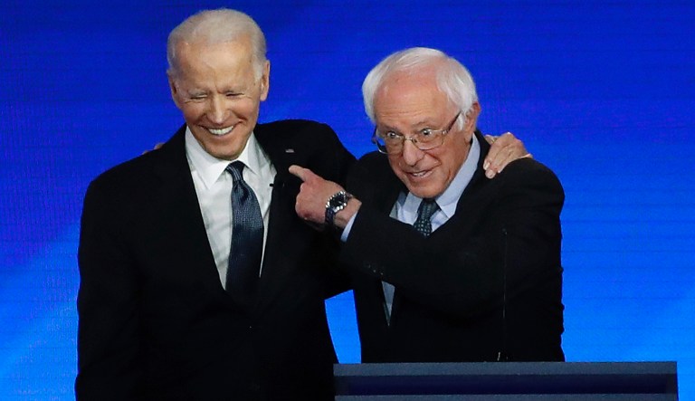 Biden falls behind Bernie Sanders for first time in nationwide Morning Consult poll