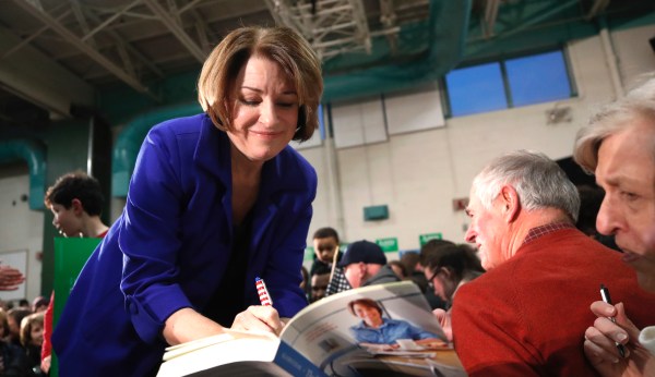 Klobuchar says 2020 election ‘a patriotism check’ for Trump supporters