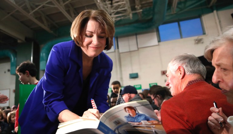 Klobuchar says 2020 election ‘a patriotism check’ for Trump supporters