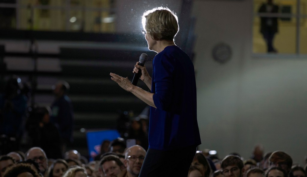 Elizabeth Warren is fading fast