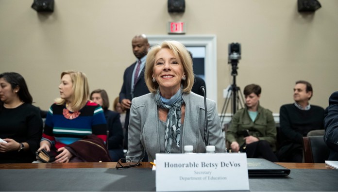 The education of an education secretary