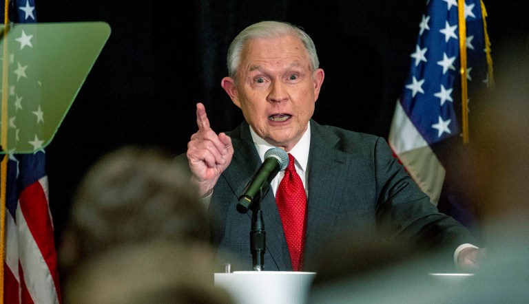Jeff Sessions is on the ropes, but not yet knocked out, in Alabama Senate race