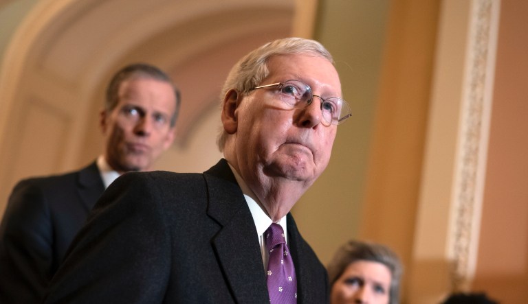 McConnell says Senate will skip recess next week to address coronavirus legislation