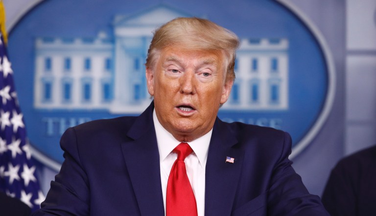 ‘NOT their fault in any way’: Trump condemns those blaming Asian Americans for coronavirus