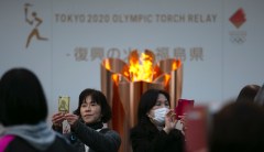 Olympic torch moved to ‘undisclosed location’ in Japan to prevent tourists from gathering