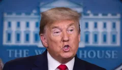 ‘I can barely speak’: Trump mocks Mitt Romney and Michael Avenatti in pair of coronavirus tweets