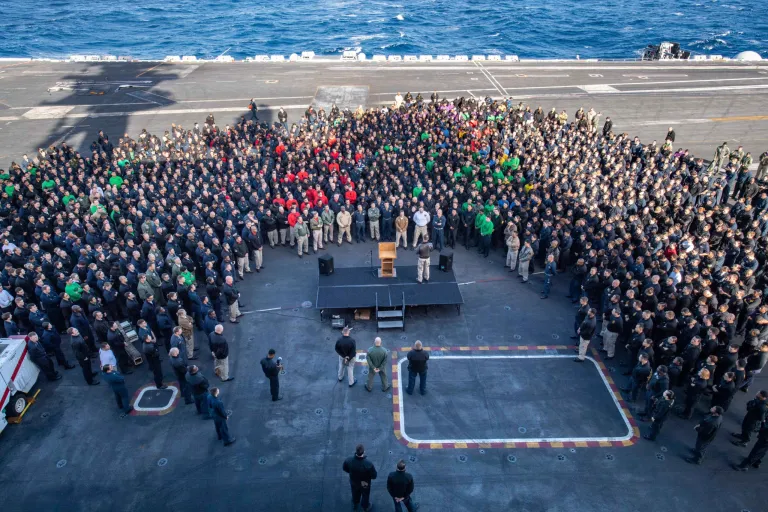 Navy delays decision on reinstating USS Roosevelt captain by a month