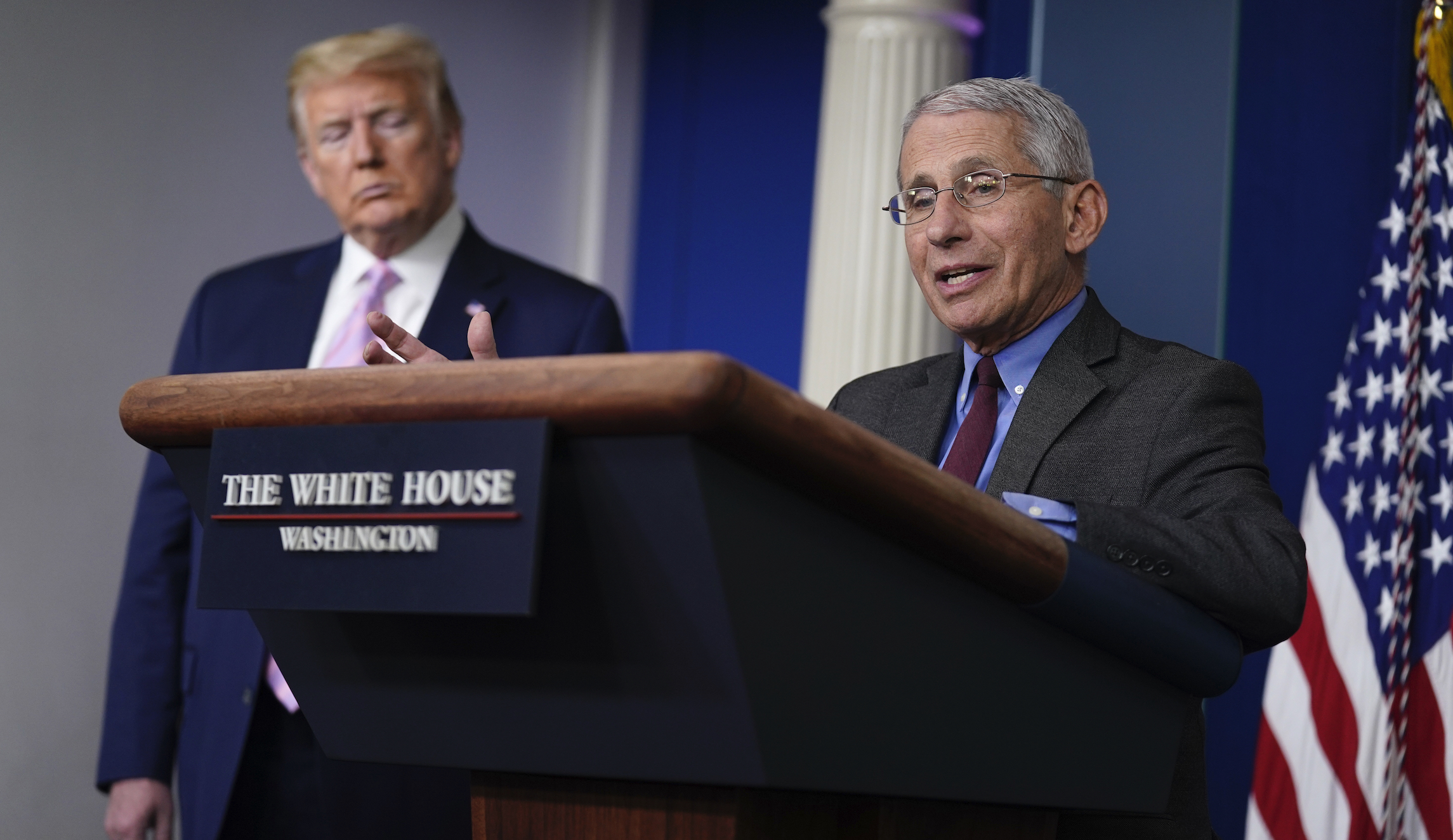 Tension between Fauci and Trump looks like fake news