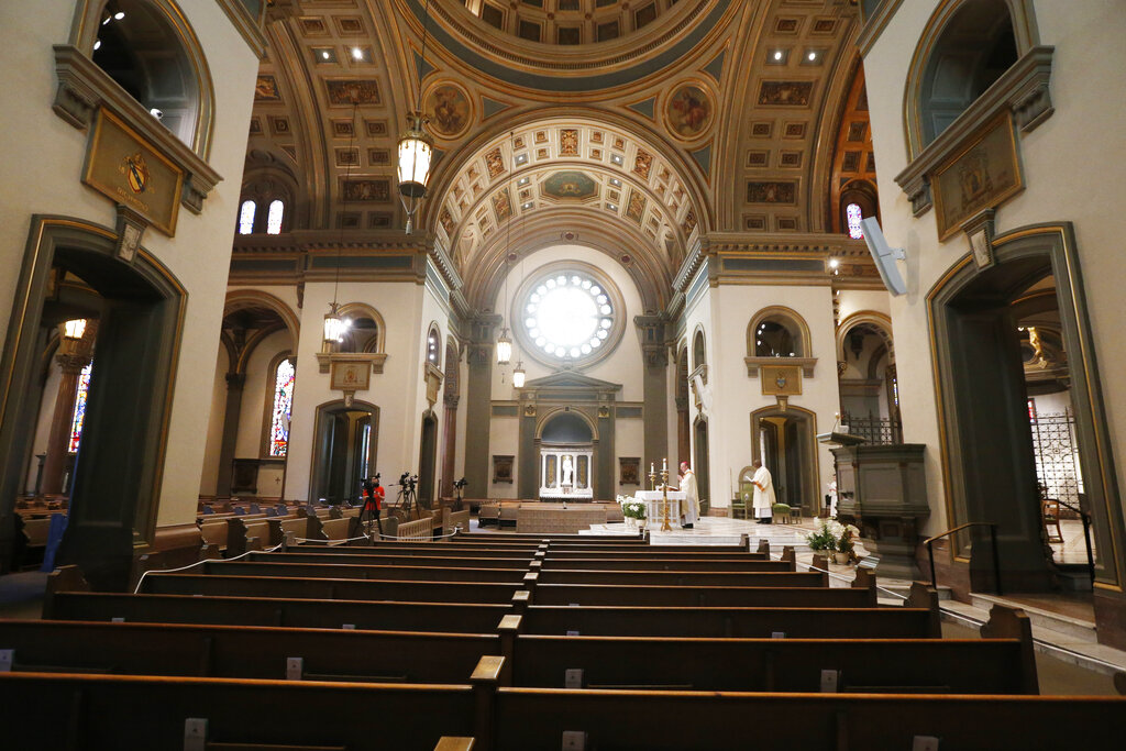 WATCH: Catholic church captures abortion vandals on surveillance video