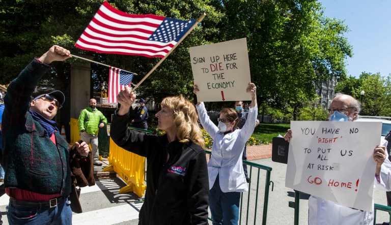 Among the cou rouges: A ‘redneck’ reports from the ReOpen Virginia rally