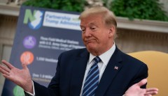 ‘A hell of a video’: Trump wonders about authenticity of Navy UFO footage