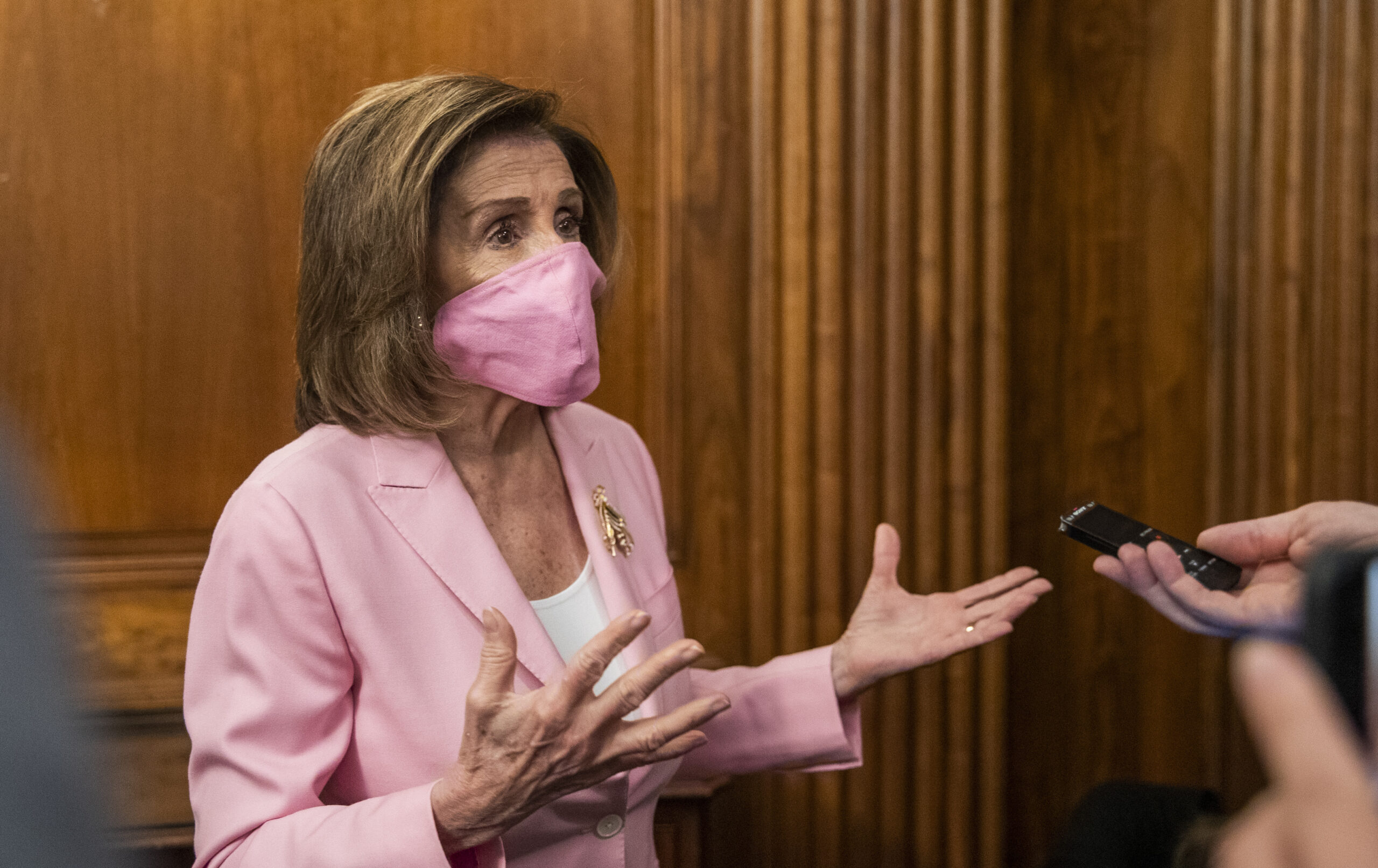 ‘Long overdue’: Pelosi says US should have mandatory face mask policy