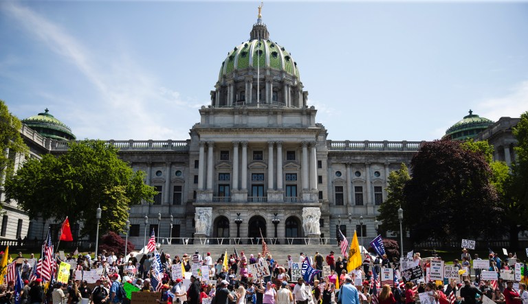 Quiet before a brewing Pennsylvania storm that could decide who becomes president