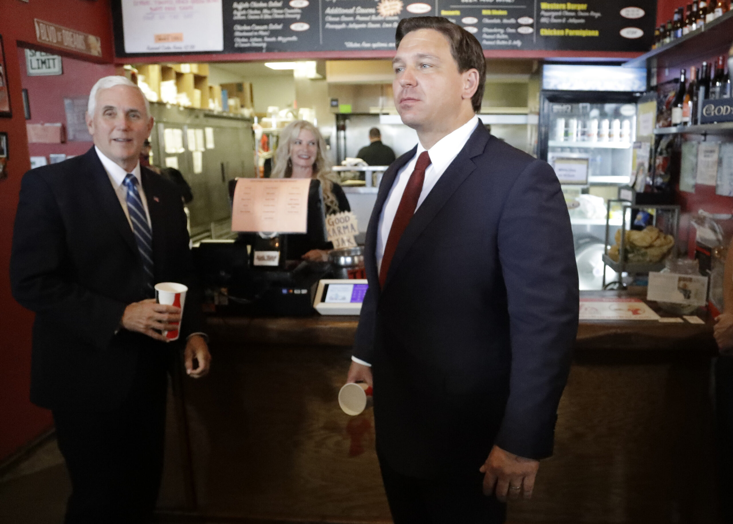 Mike Pence, Ron DeSantis