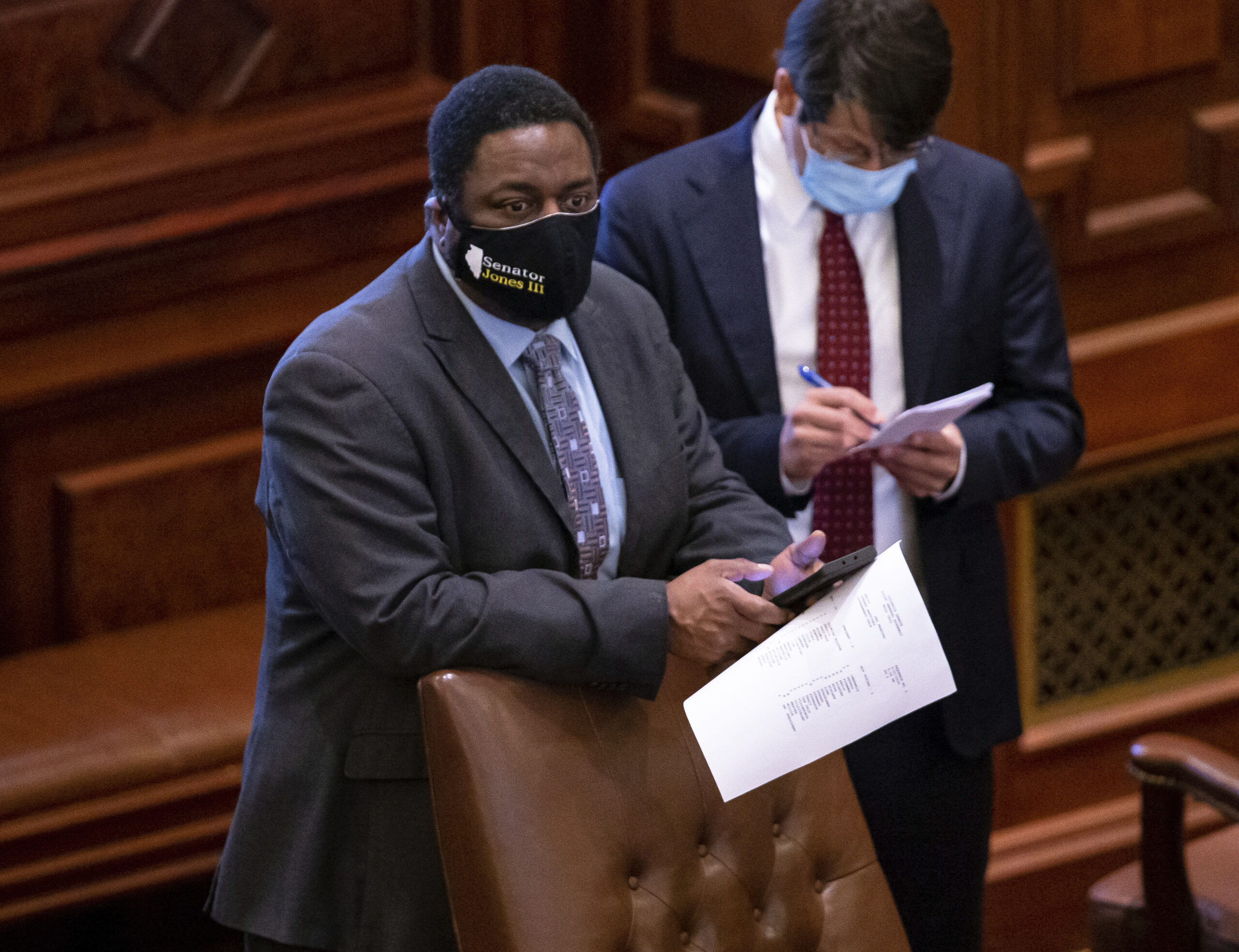 Virus Outbreak Illinois Senate