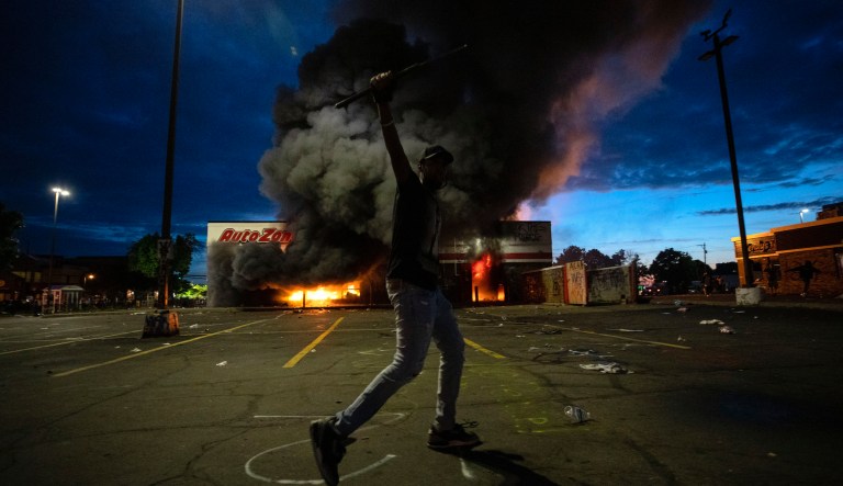 Protests over George Floyd death turn deadly as looting and fires grip Minneapolis