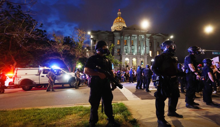 ‘We just got shot at’: Shots fired during protest near Capitol in Denver