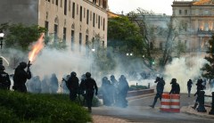A thousand people protest police brutality at the Lansing Capitol