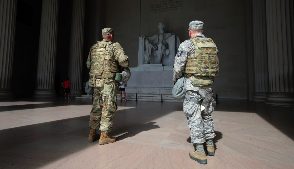 National Guard placed on standby to protect DC monuments and ‘critical infrastructure’