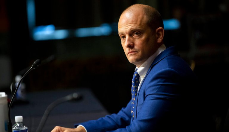 Florida state Sen. Jose Javier Rodriguez testifies on Tuesday, June 9, 2020, during a Senate Finance Committee hearing on âCOVID-19/Unemployment Insuranceâ on Capitol Hill in Washington.
