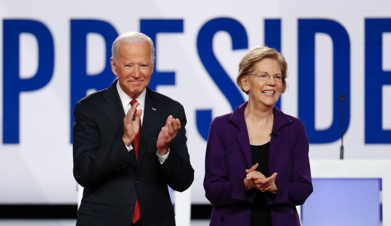 Is this the 2020 Democratic ticket? A new survey shows that Sen. Elizabeth Warren, D-Mass., has the highest approval rating among those being considered by Joe Biden.