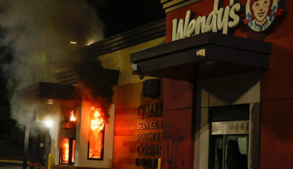 Authorities offering $10K reward for information on who started Wendy’s fire during protests