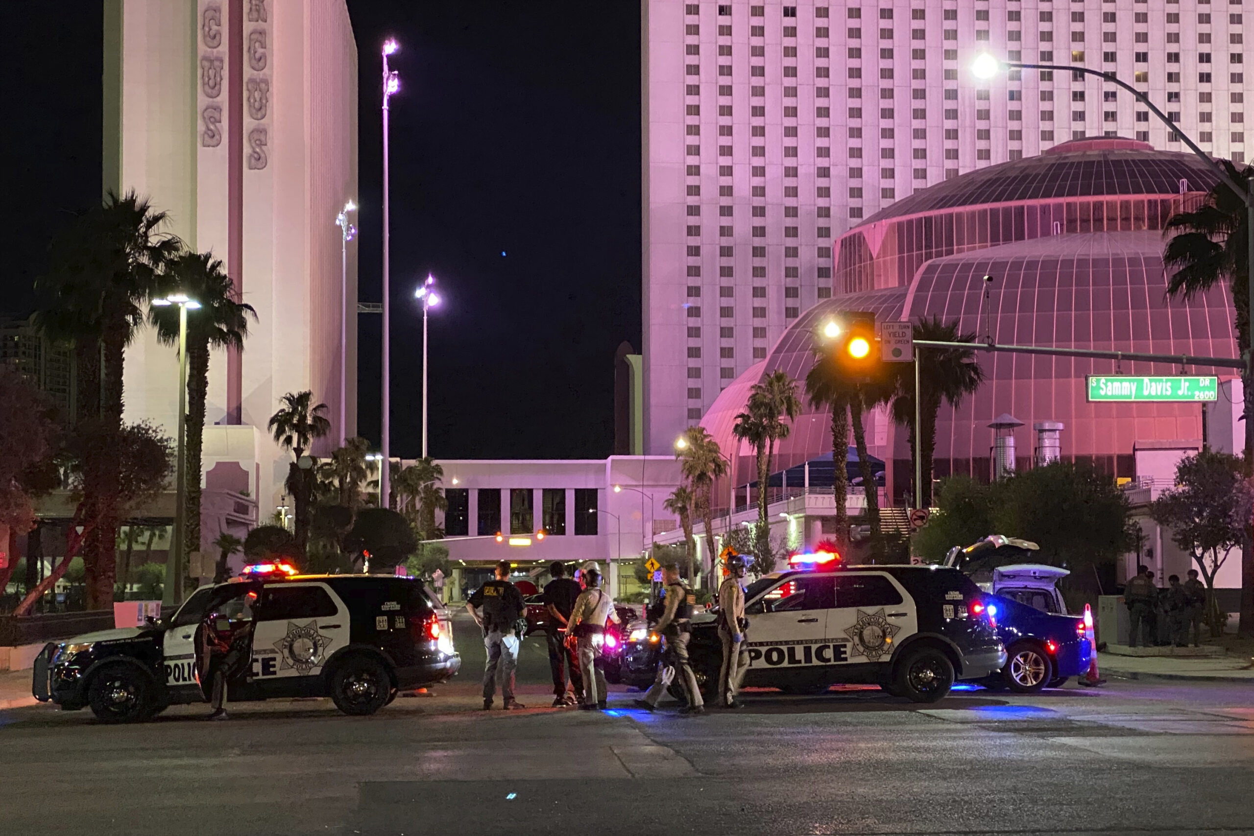 Family says Las Vegas police officer shot during protests is awake but still paralyzed