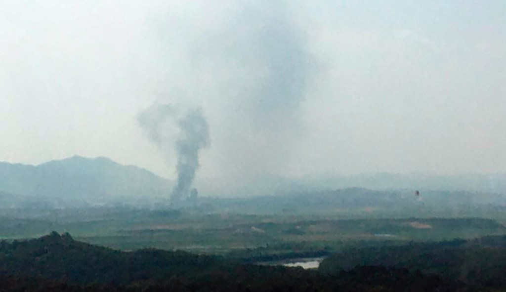 North Korea bombs inter-Korean liasion office near southern border
